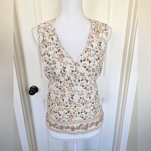 Vintage Old Navy Sleeveless Linen Top